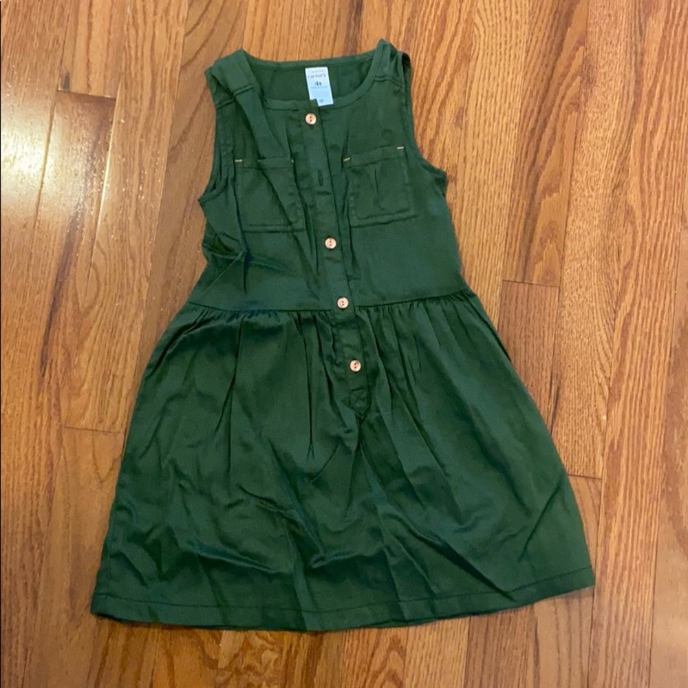 Carters army green dress